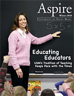 Aspire - Winter 2010 Cover